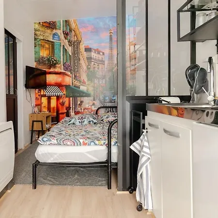 Studio Paris - Metro 7 Cadet - Quartier Faubourg-Montmartre Extérieur photo